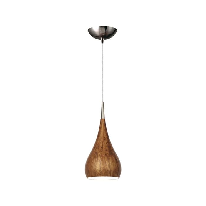 CLA Lighting ZARA Bell Shape Pendant Light - Burl Wood