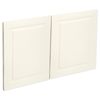 Kaboodle 1000mm Antique White Heritage Fridge Cabinet Doors - 2 Pack