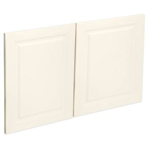 Kaboodle 1000mm Antique White Heritage Fridge Cabinet Doors - 2 Pack