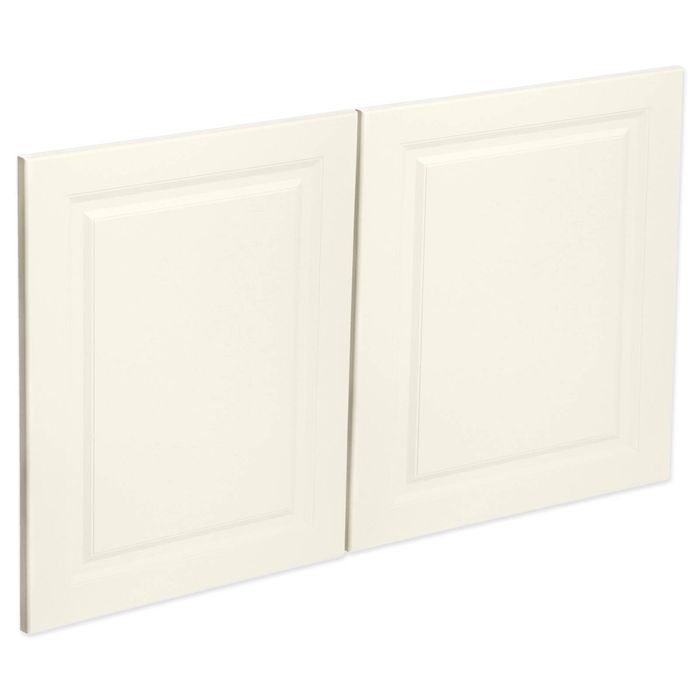 Kaboodle 1000mm Antique White Heritage Fridge Cabinet Doors - 2 Pack