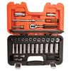 Bahco 1/4" And 3/8" 53 Piece Square Drive Deep Socket Set