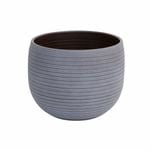 Scheurich 18 x 15cm Grey Indoor Glazed Pot