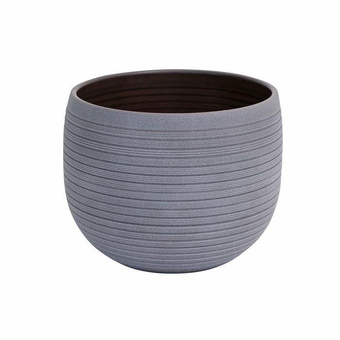 Scheurich 18 x 15cm Grey Indoor Glazed Pot