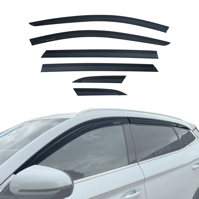 AUSGO Injection Weather Shields for BYD SEALION 6 2024-Onwards Weathershields Window Visors Wind Deflectors