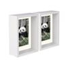 Nicola Spring 5" x 7" White 3D Deep Box Photo Frames - 4" x 6" Mount - Pack of 5