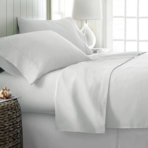 Bloomington 400TC Cotton Sateen Sheet Set 40cm Wall Queen - White