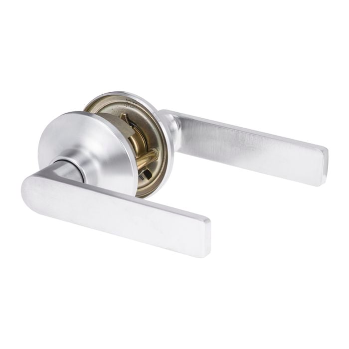 Lockwood Satin Chrome Passage Lever