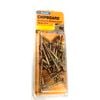Zenith Chipboard CSK Head  8g x 50mm 25pk Gold Passivate Screw