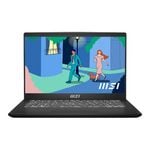 MSI Modern 14 C12MO 14" FHD Laptop, i5, 16GB RAM, 512GB SSD, Windows 11 Home - Black [Modern 14 C12MO-1030AU]