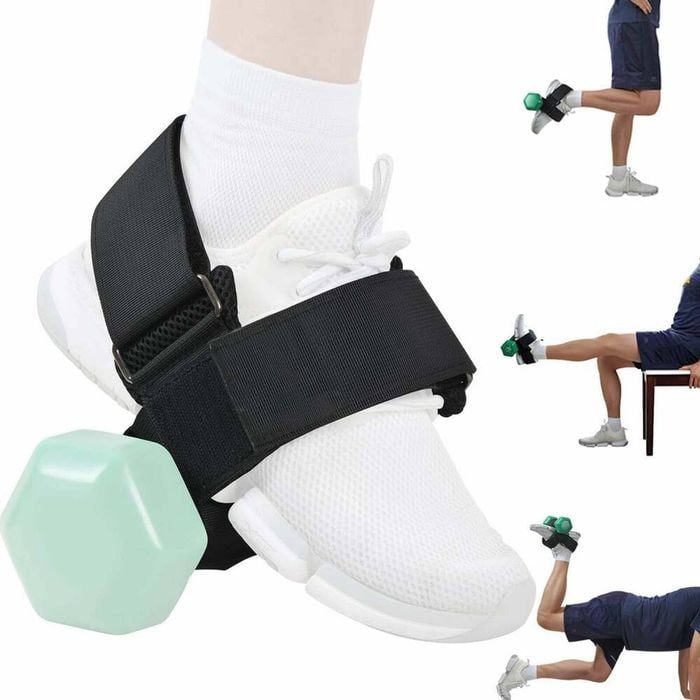 Heavy Duty Ankle Strap For Weightlifting - Leg Curls Extensions & Hip Abductors