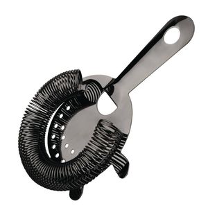 Olympia Hawthorne Strainer 4 Prong Gunmetal Dr620 197x103mm Cocktail Barware