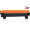 2 X Toner Cartridge Tn1070 Tn-1070 Compatible For Brother Dcp1510 Hl1110 Hl1210w Mfc1810