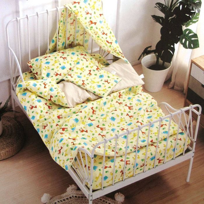 Bloomington United Animal Kingdom Baby 100% Cotton Printed Sheet Set Cot Size