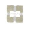 Bloomington Soft Diamond Fleece Throw Rug 127 x 152 cm Natural