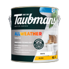 Taubmans 4L White Gloss All Weather Exterior Paint