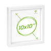 Nicola Spring 3d Box Photo Frame - 10" X 10" - White