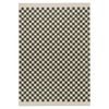 Loopsie-230cm X 160cm-malibu Green And Cream Checkered Washable Rug