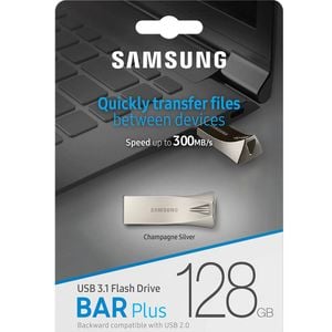 Samsung USB 3.1 128GB Flash Drive Bar Plus Memory Stick 300MB/s MUF-128BE3