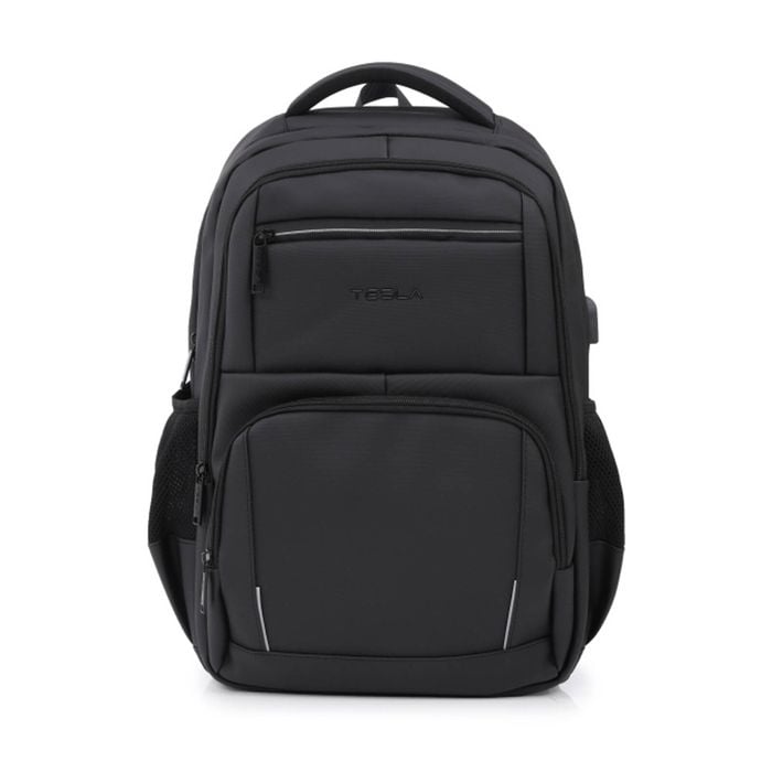 Tesla Altair Backpack W/ Usb Charging Port & Laptop Compartment Black 48x33x16cm