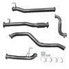 Ignite Exhausts Turbo Back For Isuzu D-max 3l 3" No Cat With Muffler Raw Aluminised Steel