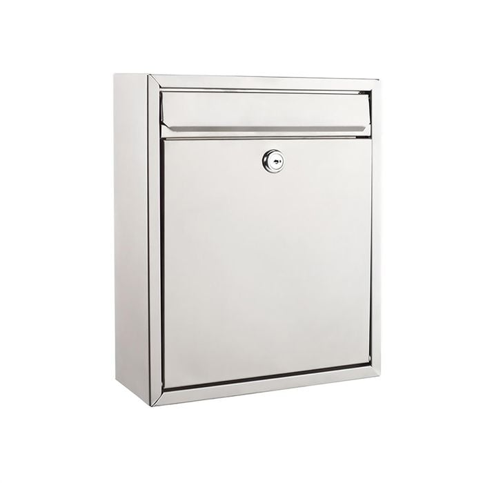 Sandleford Stainless Steel Napoli Wall Mounted Letterbox