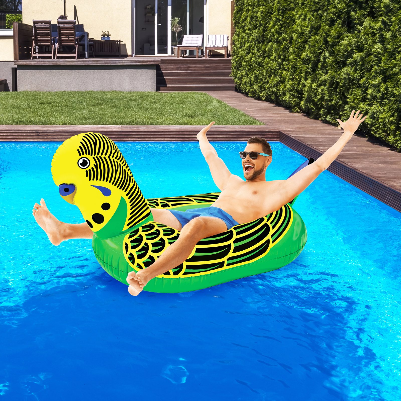 Ahoy Floats Inflatable Pool Accessory Budgie Bunnings Australia