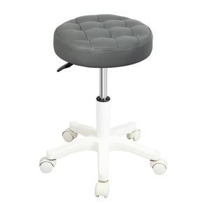 Levede Salon Stools Swivel Chair Grey