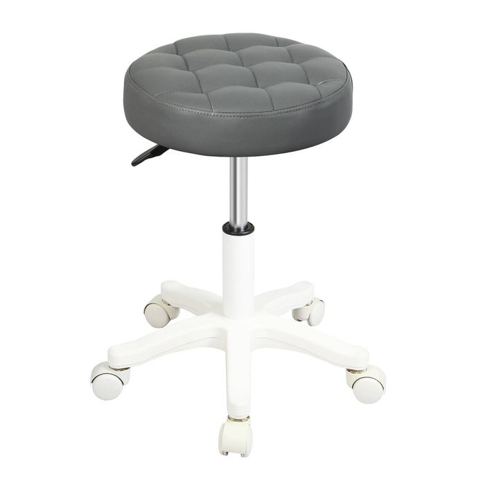 Levede Salon Stools Swivel Chair Grey