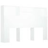 vidaXL Headboard Cabinet White 160 cm Queen