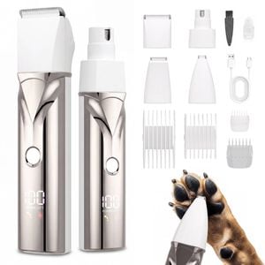 Advwin Dog Cat Clipper Kit Dog Hair Trimmer Pet Nail Grinder