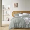 Sage French Linen Quilt Cover Set