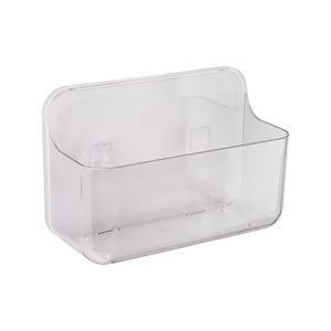 Naleon Medium Clear Adhesive Works Basket Bathroom Accessory