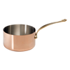 Matfer Bourgeat Copper Saucepan - Brass Handle, 200mm