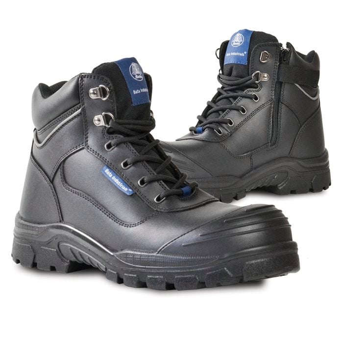 Bata Industrials Black Comet Safety Boot - Size 8