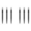 6pc Target 26mm Swiss Nano Point Replacement Spare For Dart Sp Barrels Black