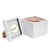 Nicola Spring Box Picture Glass Photo Frame, Standing & Hanging - For 6x6" (15x15cm) Photos - Pack Of 5