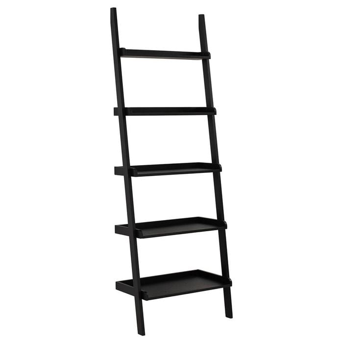 Modern Furniture MILT Leaning Bookcase 66cm - Black