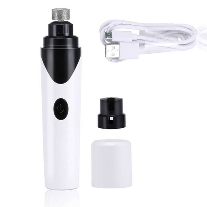 Pet nail grinder dog cat electric trimmer rechargeable clipper claw filer n8