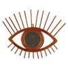 Maine & Crawford Lanu 35x30cm Eye Mirror Decor - Brown