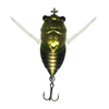 Profishent 40mm Humbug Cicada Fishing Lure Gold Black Green
