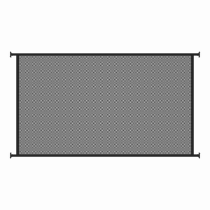 RapidFence Perforated Pool Fence Panel 1200x2200mm Black