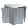 Build-a-Shed 1.5 x 2.3 x 2.0m Skillion Double Hinged Side Door Shed - Zinc