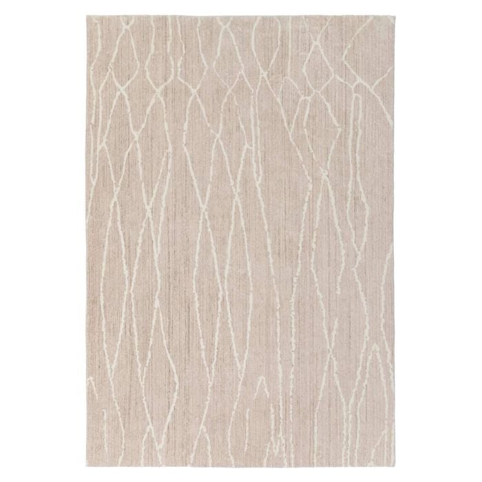 Loopsie-400cm X 300cm-bokaa Beige Lined Washable Rug