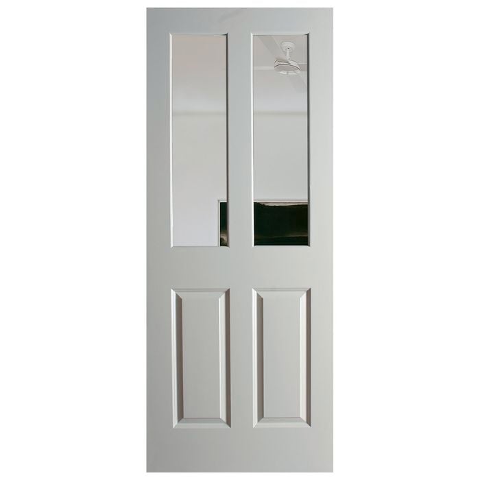 Hume Doors 1980 x 610 x 35mm Ascot-G Open Top Smooth Interior Door Unglazed