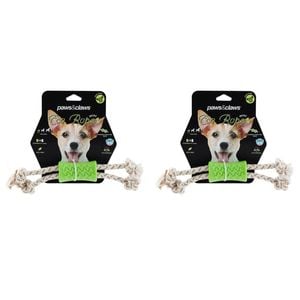 2x Paws & Claws 24cm Eco Rope Minis Assorted