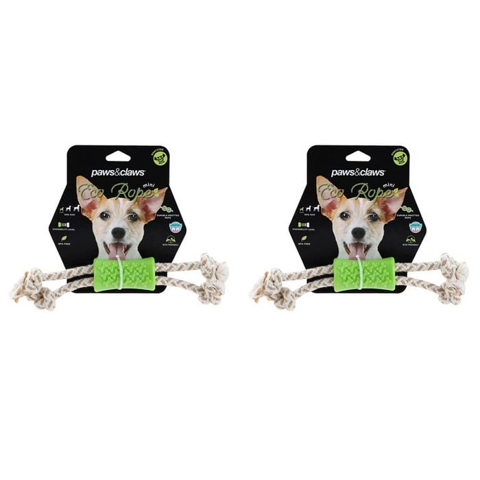 2x Paws & Claws 24cm Eco Rope Minis Assorted