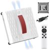 YOPOWER 3800Pa Window Cleaner Robot, Dual Water Spray, App Control