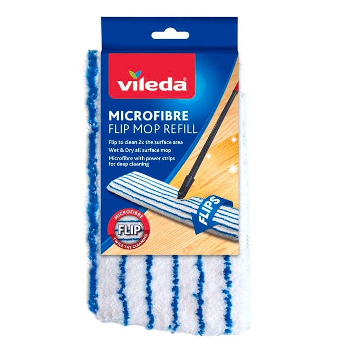 Vileda Microfibre Flip Flat Mop Refill