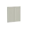 Kaboodle 600mm Pistachio Country Rangehood Doors - 2 Pack