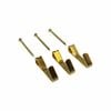 Everhang 20kg Brass Plated Heavy-Duty Picture Hanging Angle Drive Hook - 3 Pack